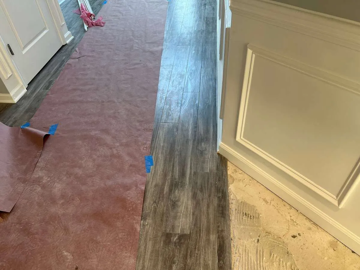 Completed marble shower restoration in Allen Park